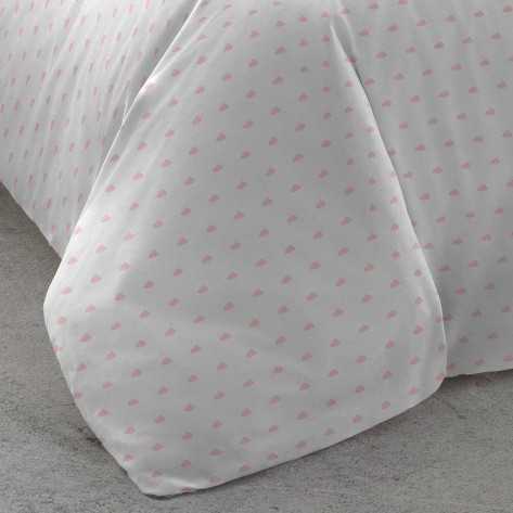 Copripiumino cotone Nubecita rosa