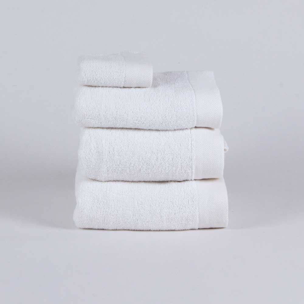 Asciugamano 400gr doppia spugna bianco