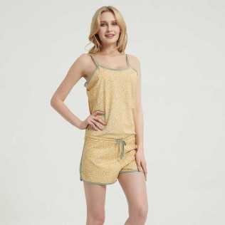 Tuta cotone Ariel terra