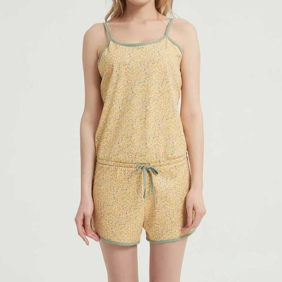 Tuta cotone Ariel terra