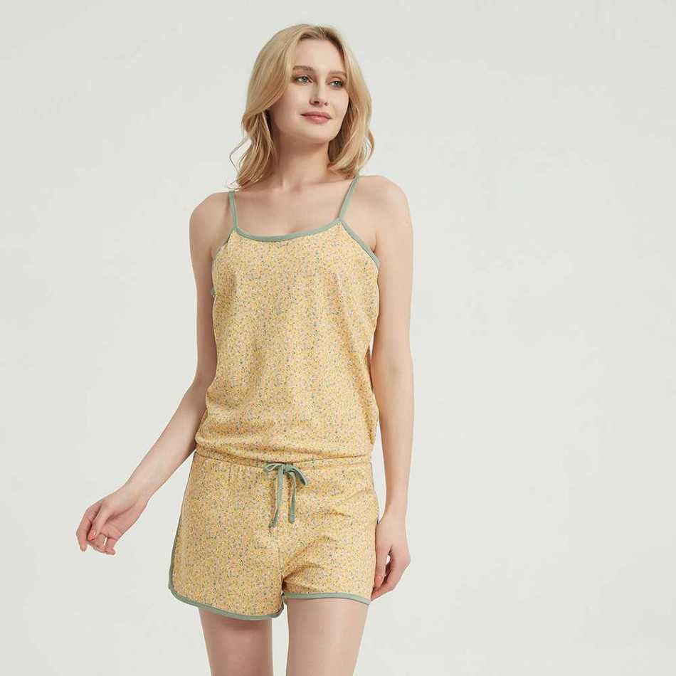 Tuta cotone Ariel terra