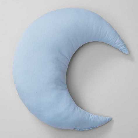 Cuscino Luna cotone celeste 20x45 - Fodera + Imbottitura cuscini-per-bambini-colorati