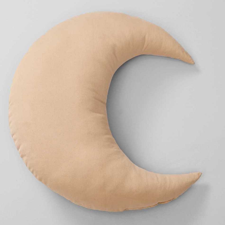 Cuscino Luna cotone sabbia 20x45 - Fodera + Imbottitura cuscini-infantili