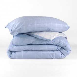 Copripiumino Cuadro Ventana celeste