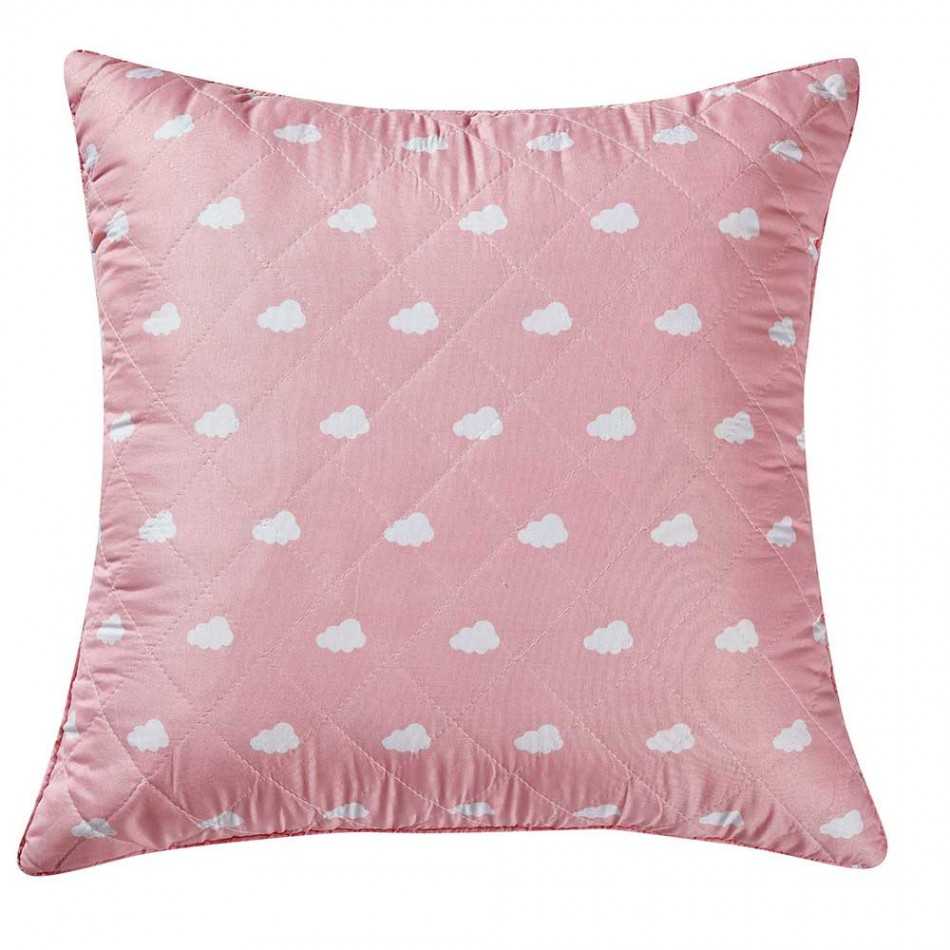 Cuscino Nubecita rosa 55x55 - Fodera + Imbottitura cuscini-quadrati-stampati