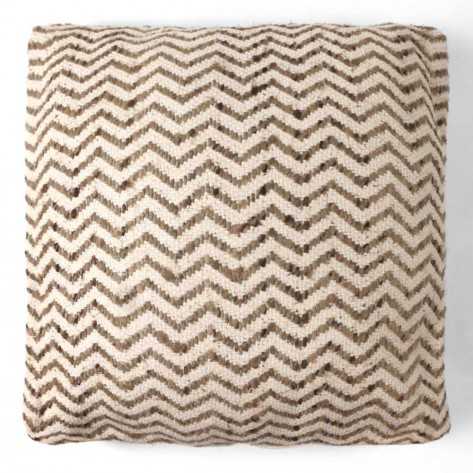 Cuscino cotone Palomares sabbia 45x45 - Fodera + Imbottitura cuscini-quadrati-stampati