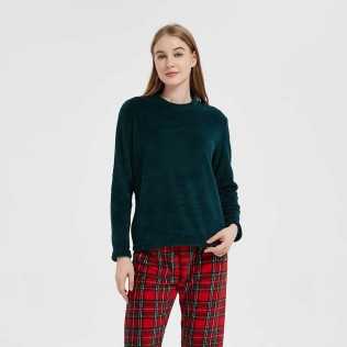 Pigiama pile coral Cuadrin rosso
