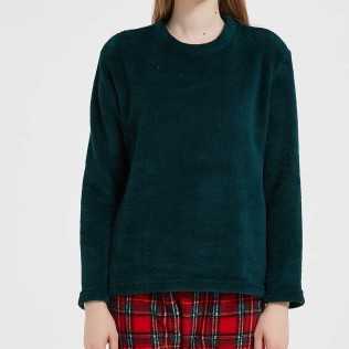 Pigiama pile coral Cuadrin rosso 2