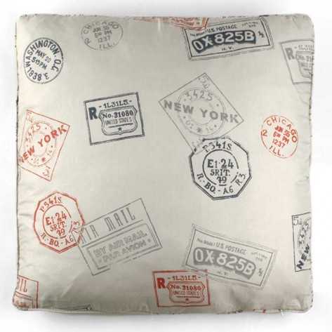 Cuscino Airmail 55x55 - federa + imbottitura