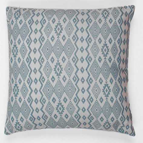 Cuscino jacquard New Madras smeraldo 45x45 - federa + imbottitura