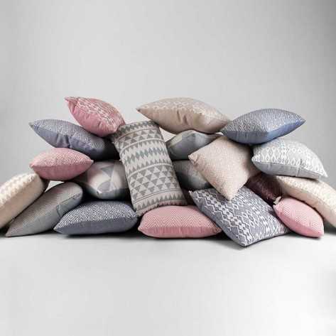 Cuscino jacquard New Madras smeraldo 45x45 - federa + imbottitura