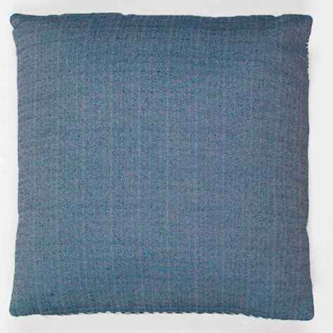 Cuscino jacquard New Madras blu 45x45 - Fodera + Imbottitura cuscini-quadrati-stampati