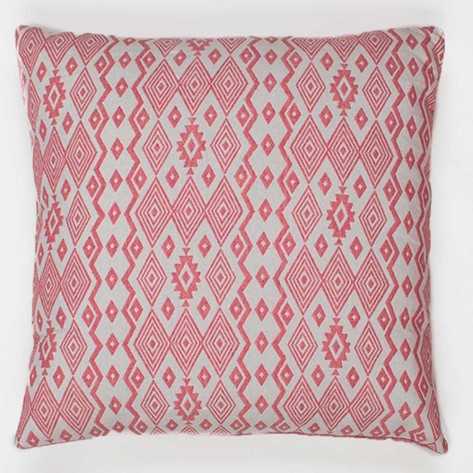 Cuscino jacquard New Madras rosa 45x45 - Fodera + Imbottitura cuscini-quadrati-stampati