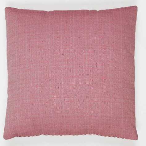 Cuscino jacquard New Madras rosa 45x45 - federa + imbottitura