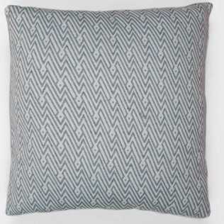 Cuscino jacquard Madras smeraldo 45x45 - federa + imbottitura