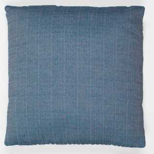 Cuscino jacquard Madras blu 45x45 - federa + imbottitura 2