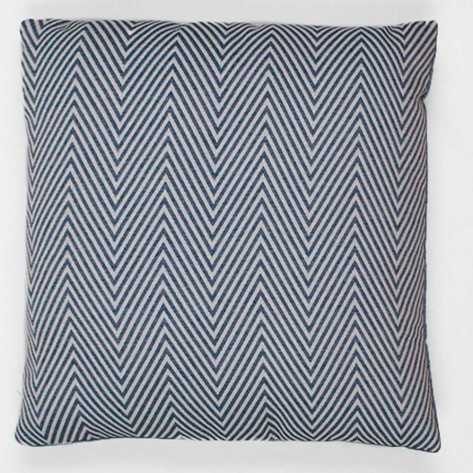 Cuscino jacquard Feli blu 45x45 - federa + imbottitura