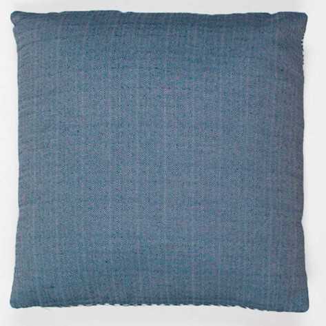 Cuscino jacquard Feli blu 45x45 - federa + imbottitura