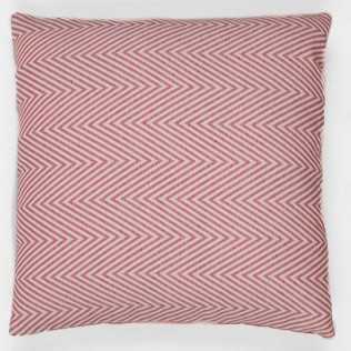 Cuscino jacquard Feli rosa 45x45 - federa + imbottitura