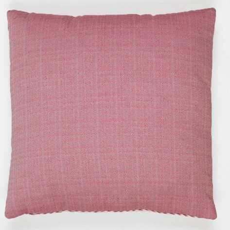 Cuscino jacquard Feli rosa 45x45 - federa + imbottitura