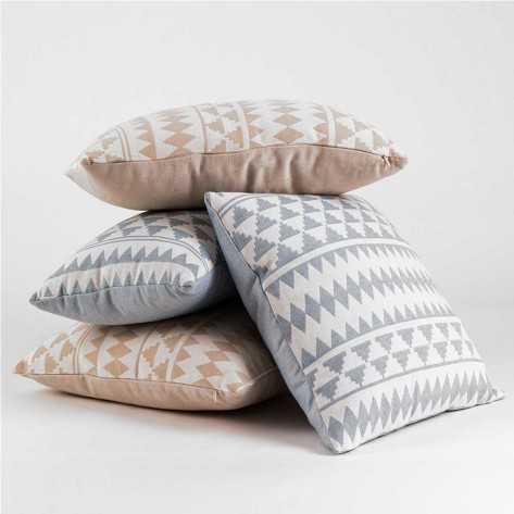 Cuscino jacquard Hidalgo smeraldo 45x45 - federa + imbottitura