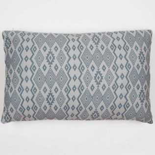 Cuscino rettangolare 30x50 jacquard New Madras smeraldo - federa + imbottitura