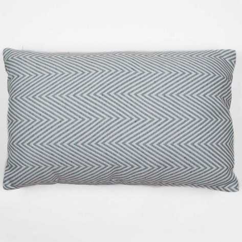 Cuscino rettangolare 30x50 jacquard Feli smeraldo - federa + imbottitura