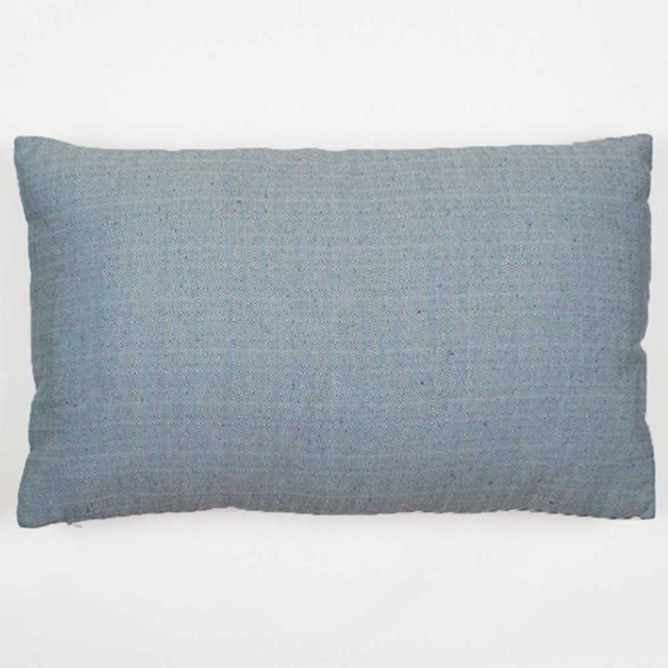 Cuscino rettangolare 30x50 jacquard Feli smeraldo - federa + imbottitura