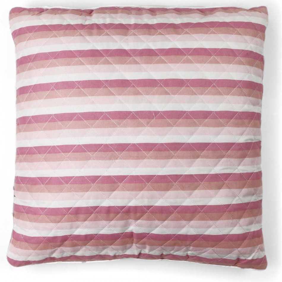 Cuscino Raya Nuria rosa 55x55 - Fodera + Imbottitura cuscini-quadrati-stampati