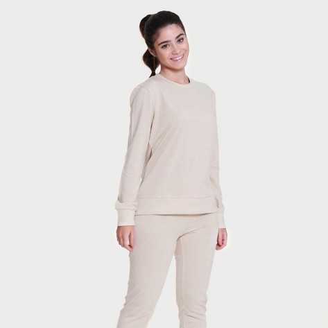Set sportivo lungo donna beige Set sportivo lungo donna beige