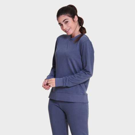 Set sportivo lungo donna indaco