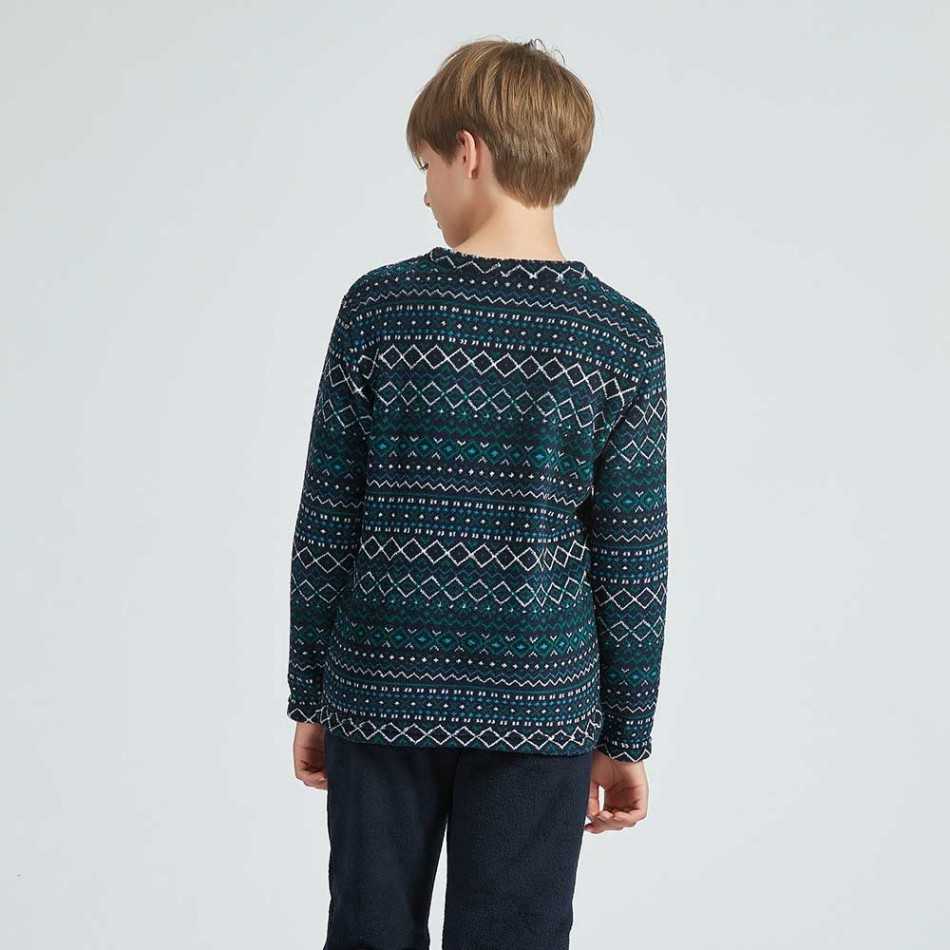 Pigiama pile coral bambino/a Alejandro blu