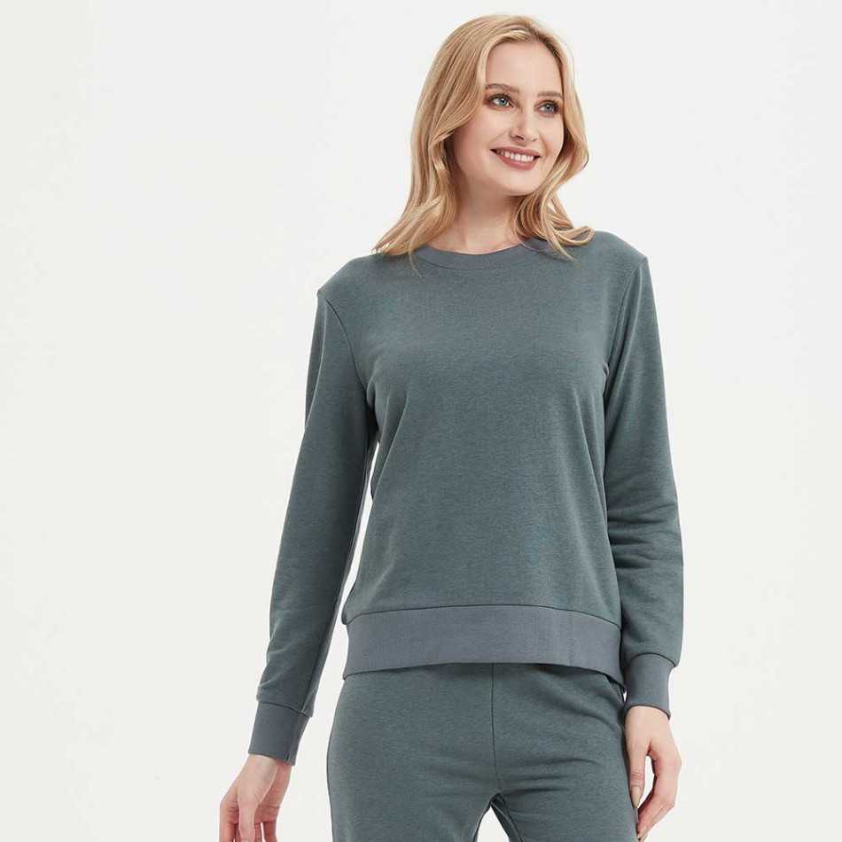 Set sportivo lungo donna verde menta