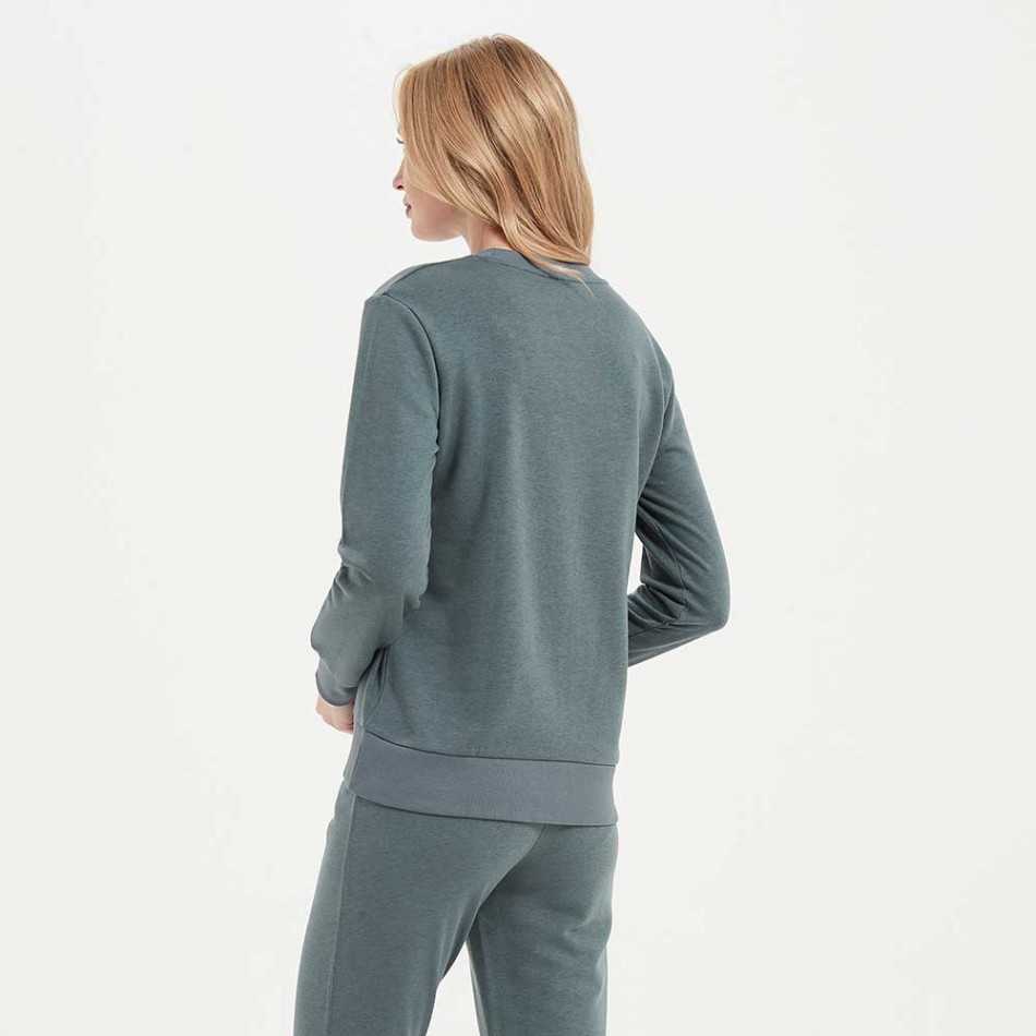 Set sportivo lungo donna verde menta