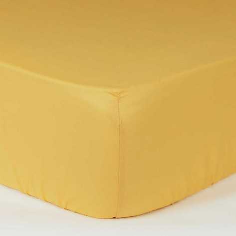 Lenzuolo inferiore regolabile senape maxi king size letto-da-180