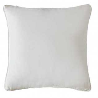 Cuscino jacquard ciniglia Flecha bianco antico 45x45 - federa + imbottitura 2