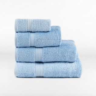 Asciugamano bagno 700g Celeste
