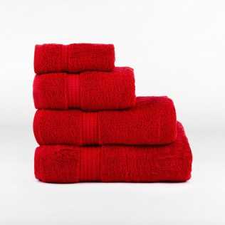 Asciugamano bagno 700gr Rosso