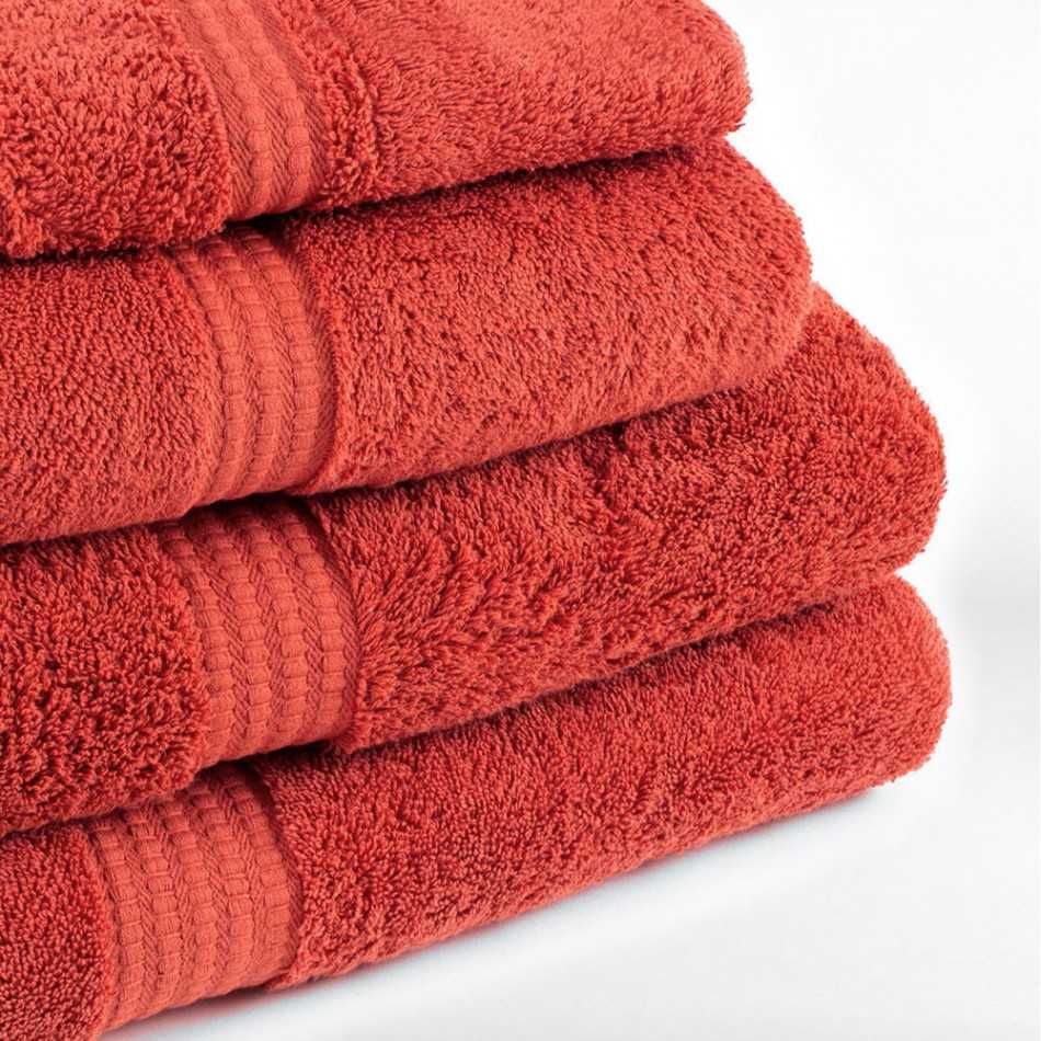 Asciugamano 700gr rosso mattone