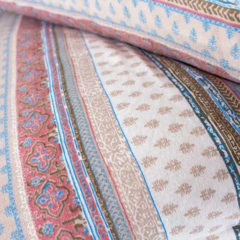 Copripiumino flanella Carmela marrone Copripiumino flanella Carmela marrone