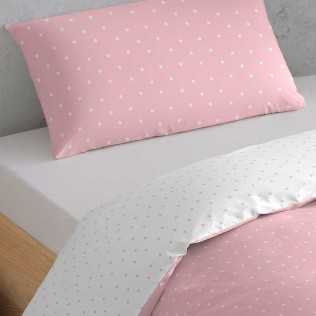 Copripiumino cotone Paola rosa 2