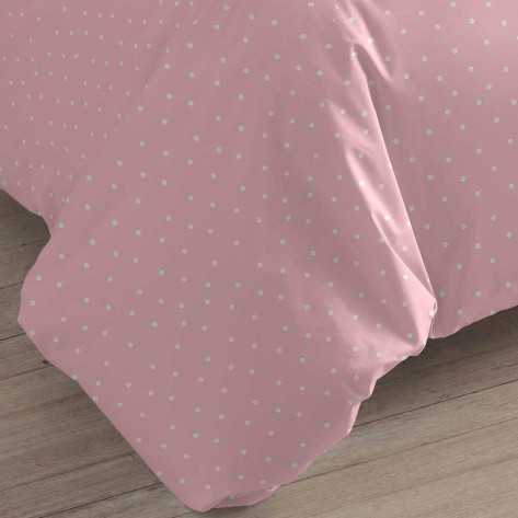 Copripiumino cotone Paola rosa