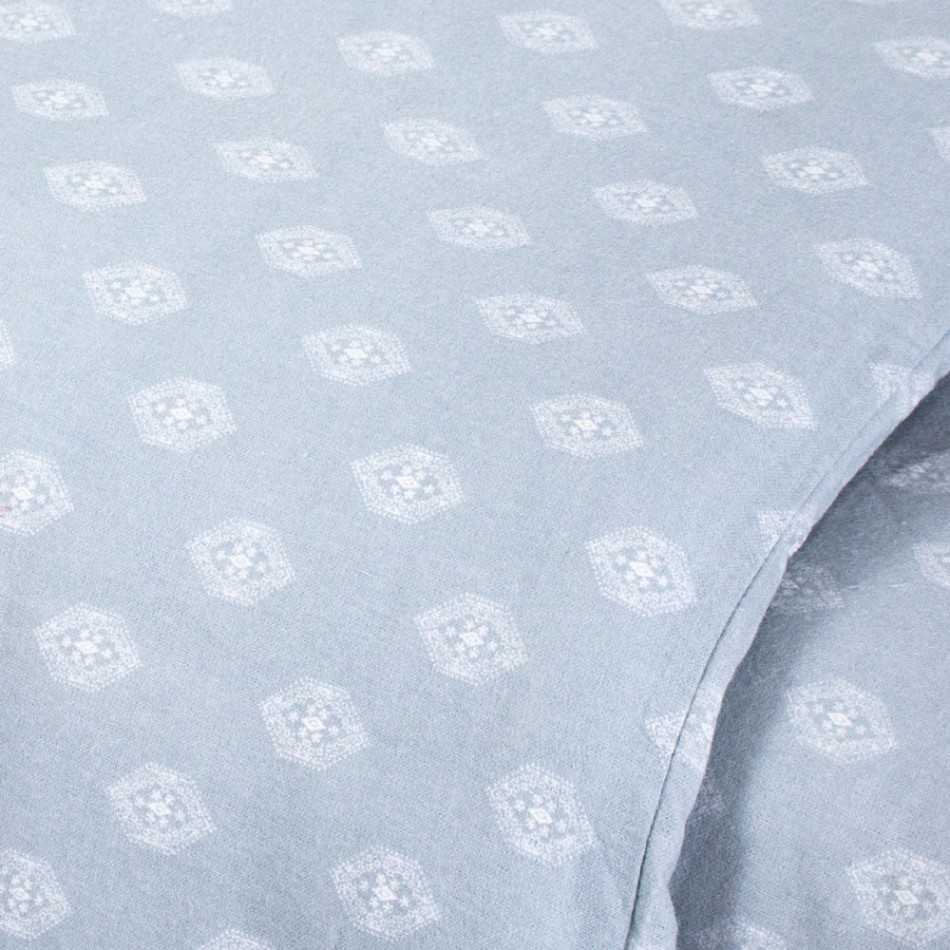 Copripiumino flanella Boga verde tiffany