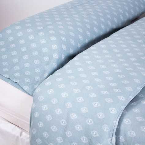 Copripiumino flanella Boga verde tiffany Copripiumino flanella Boga verde tiffany