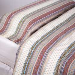 Copripiumino flanella Carmela marrone Copripiumino flanella Carmela marrone