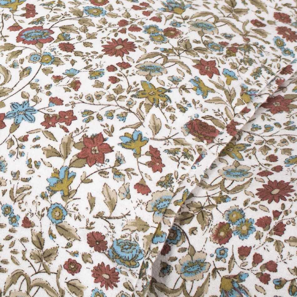 Copripiumino flanella Daniela marrone