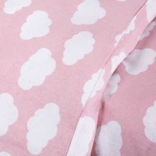 Copripiumino flanella Nube rosa 2