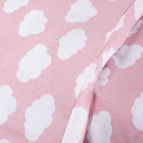 Copripiumino flanella Nube rosa Copripiumino flanella Nube rosa