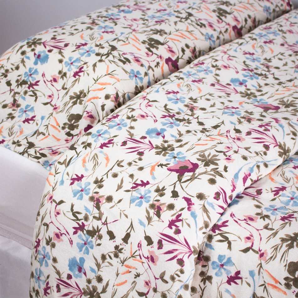 Copripiumino flanella Ñoke indaco