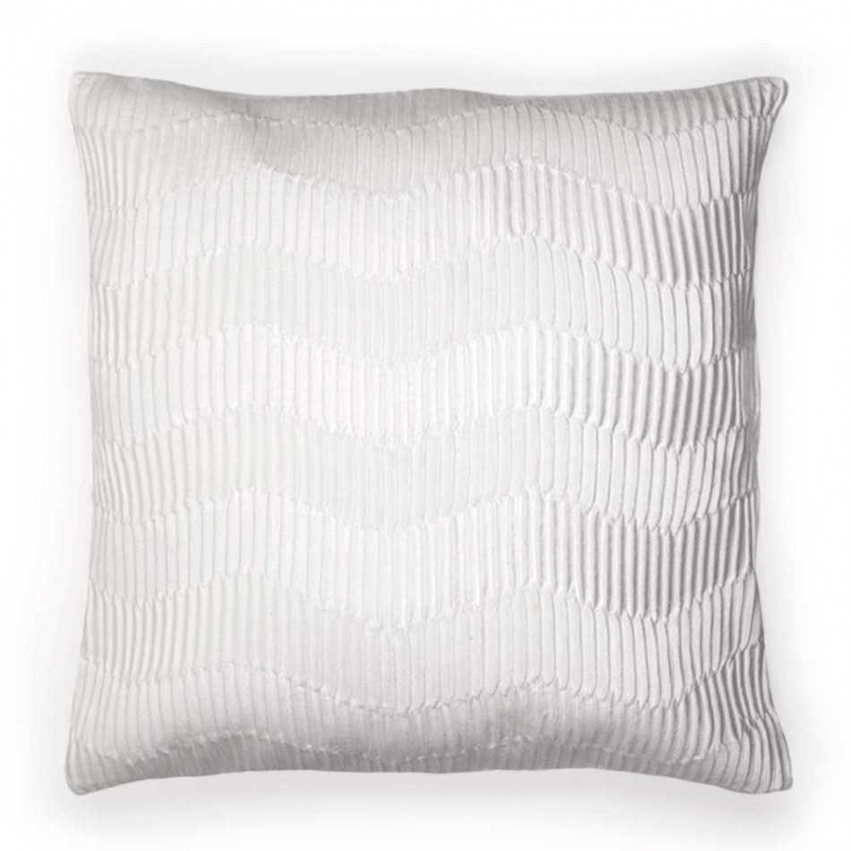Cuscino New Traza bianco 50x50 - fodera + imbottitura cuscini-quadrati-in-tinta-unita